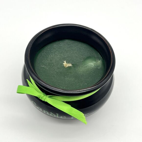 Irish Country Pottery Candle Pot Black Cauldron Halloween St Paddys Day Ireland - Picture 3 of 8